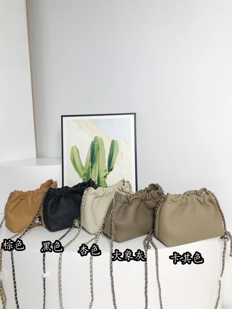 Новые модные складные женские сумки через плечо, высококачественная роскошная сумка из натуральной кожи, фирменный дизайн, большая женская сумка-тоут Изображение 5