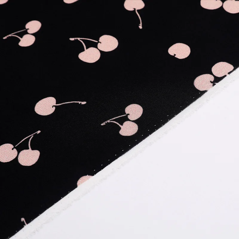 Шелк тутового шелкопряда крепдешиновая ткань ткань на метр шириной 140 см 16 мм одежда с принтом рубашка ткань для платья оптом шелковая ткань Изображение 3