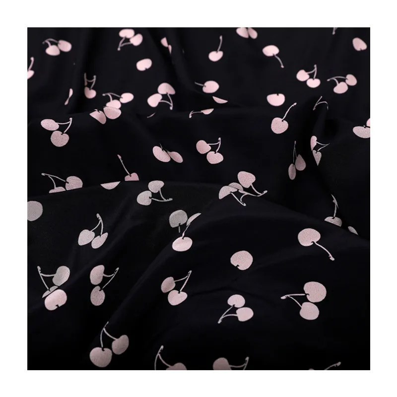 Шелк тутового шелкопряда крепдешиновая ткань ткань на метр шириной 140 см 16 мм одежда с принтом рубашка ткань для платья оптом шелковая ткань Изображение 5