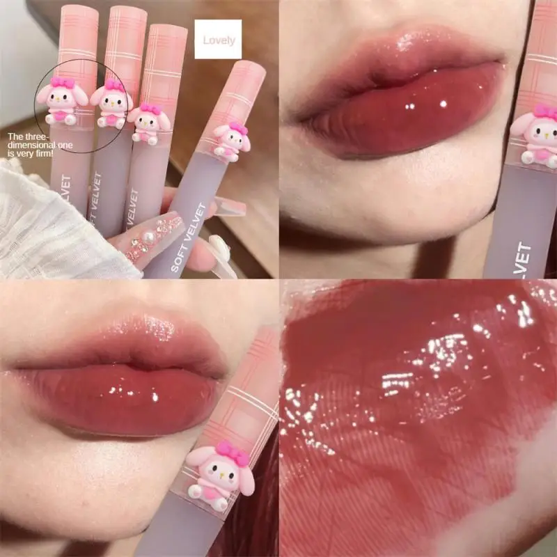 Увлажняющая помада Velvet Matte Bare Lip Gloss Легко наносится, улучшает цвет Водостойкого матового жидкого макияжа для губ Изображение 2