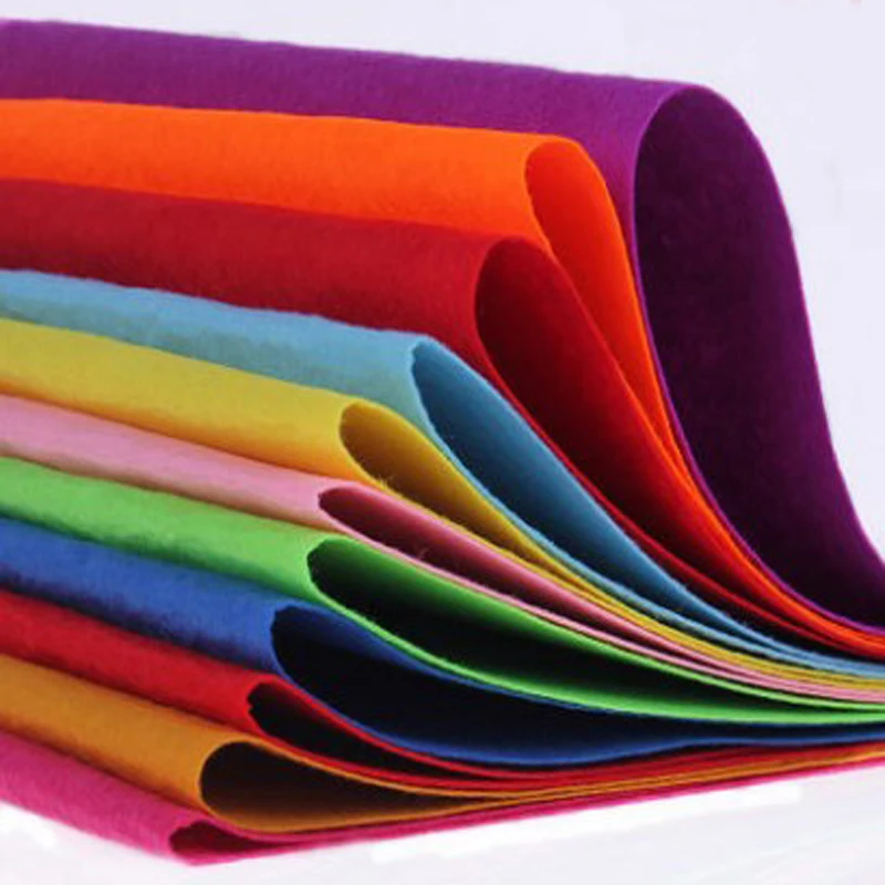 16 Цветов на выбор 50x40 см Толщиной 1 мм Полиэфирный штамп Нетканый войлок Лоскутное шитье своими руками, сумка для игрушек, украшение дома Изображение 2