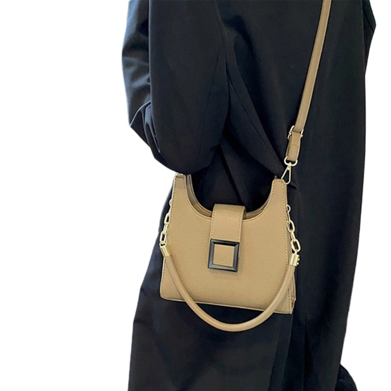 Элегантная женская сумка через плечо, маленький клатч, женская модная сумка через плечо, изящная и прочная сумка, сумка-тоут из искусственной кожи для девочек, женская 517D Изображение 0