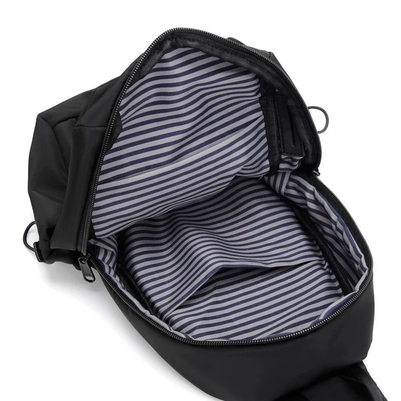 Дорожная сумка через плечо, водонепроницаемая, с USB-зарядкой, нейтральные сумки через плечо, школьные мужские повседневные спортивные сумки на грудь Изображение 4