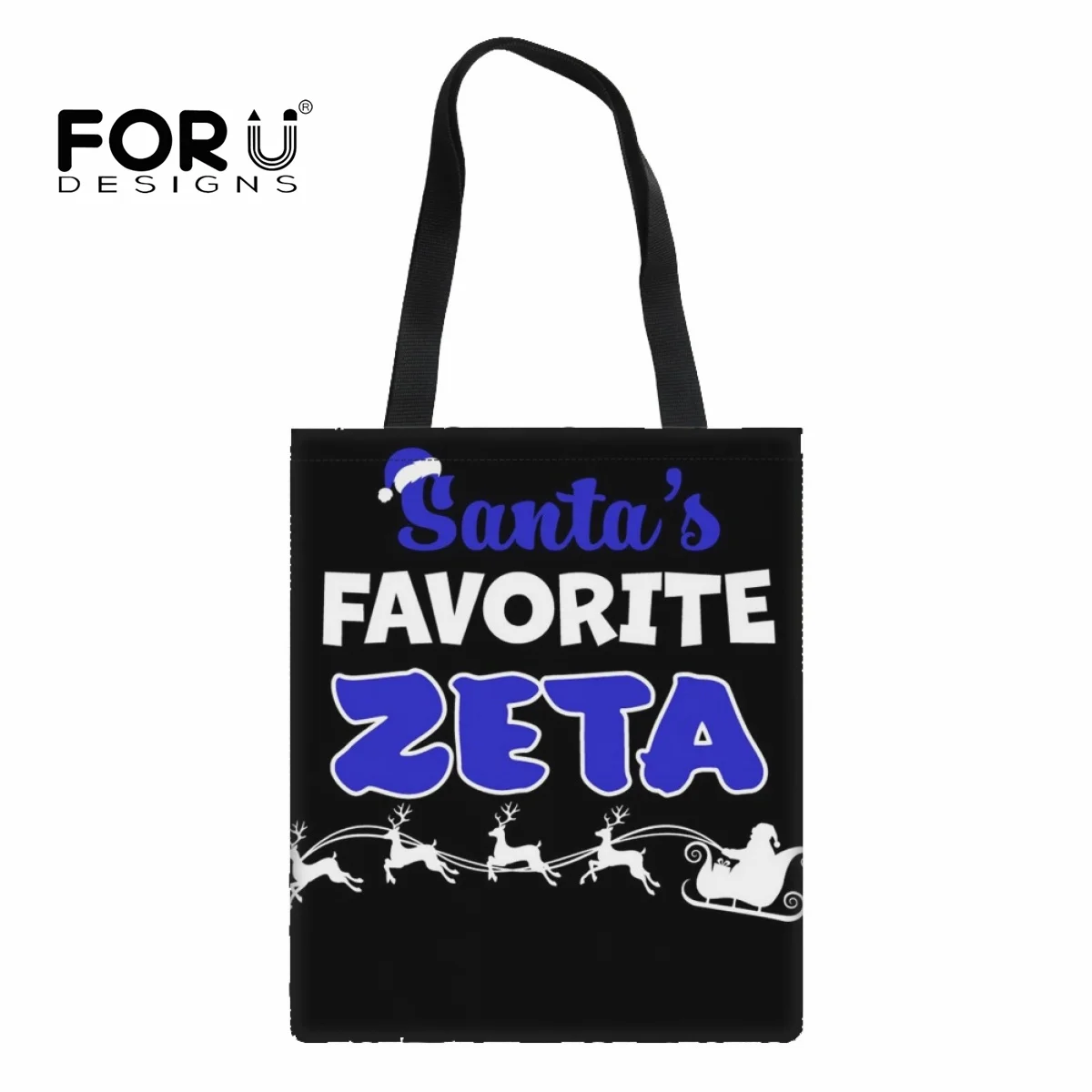 FORUDESIGNS/ Женская сумка Zeta Phi Beta, Модные Дорожные Сумки для хранения покупок, Прозрачная Пляжная сумка, Органайзер для сумок большой емкости Изображение 0