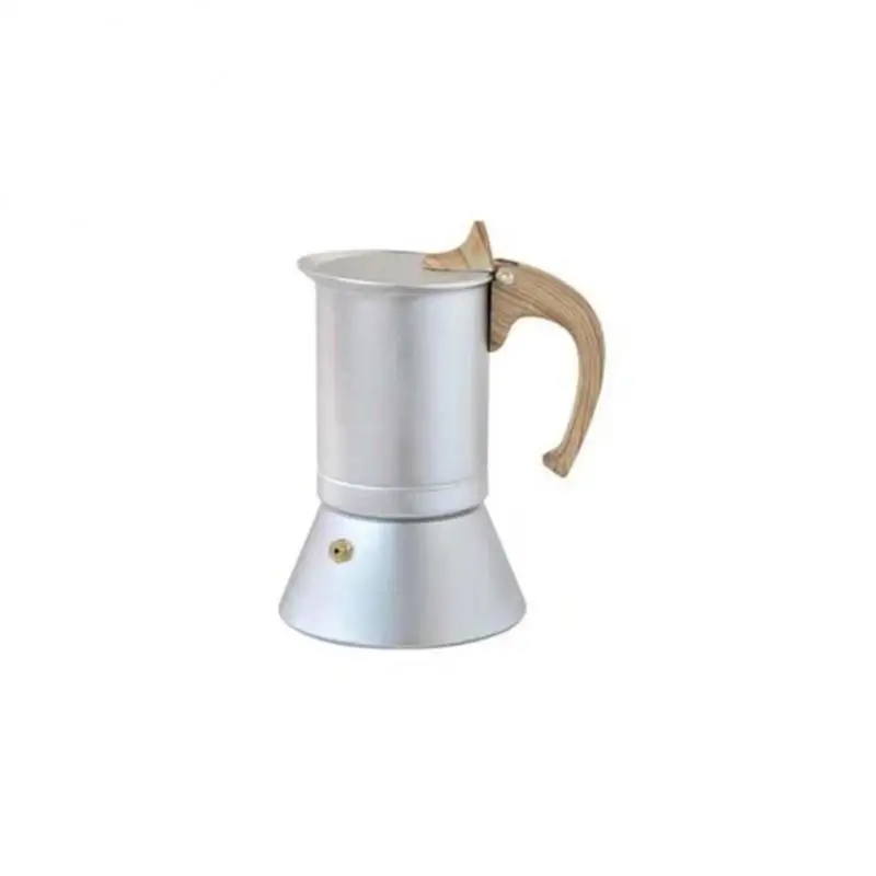 Алюминиевая кофеварка на 6/12 чашек Home Moka Pot Итальянская плита и индукционная плита Чайник-перколятор для эспрессо Moka Latte Изображение 2