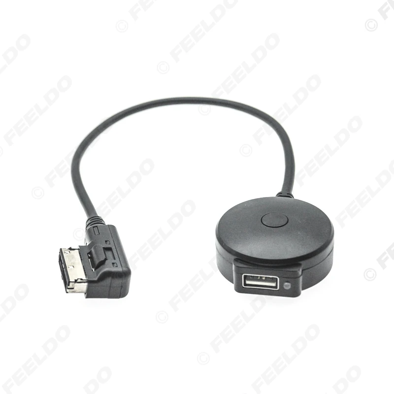 FEELDO Авто Радио Медиа AUX Bluetooth USB Кабель-Адаптер Для Audi AMI Q5 A5 A7 S5 Q7 A6L A8L A4L Интерфейс Изображение 3