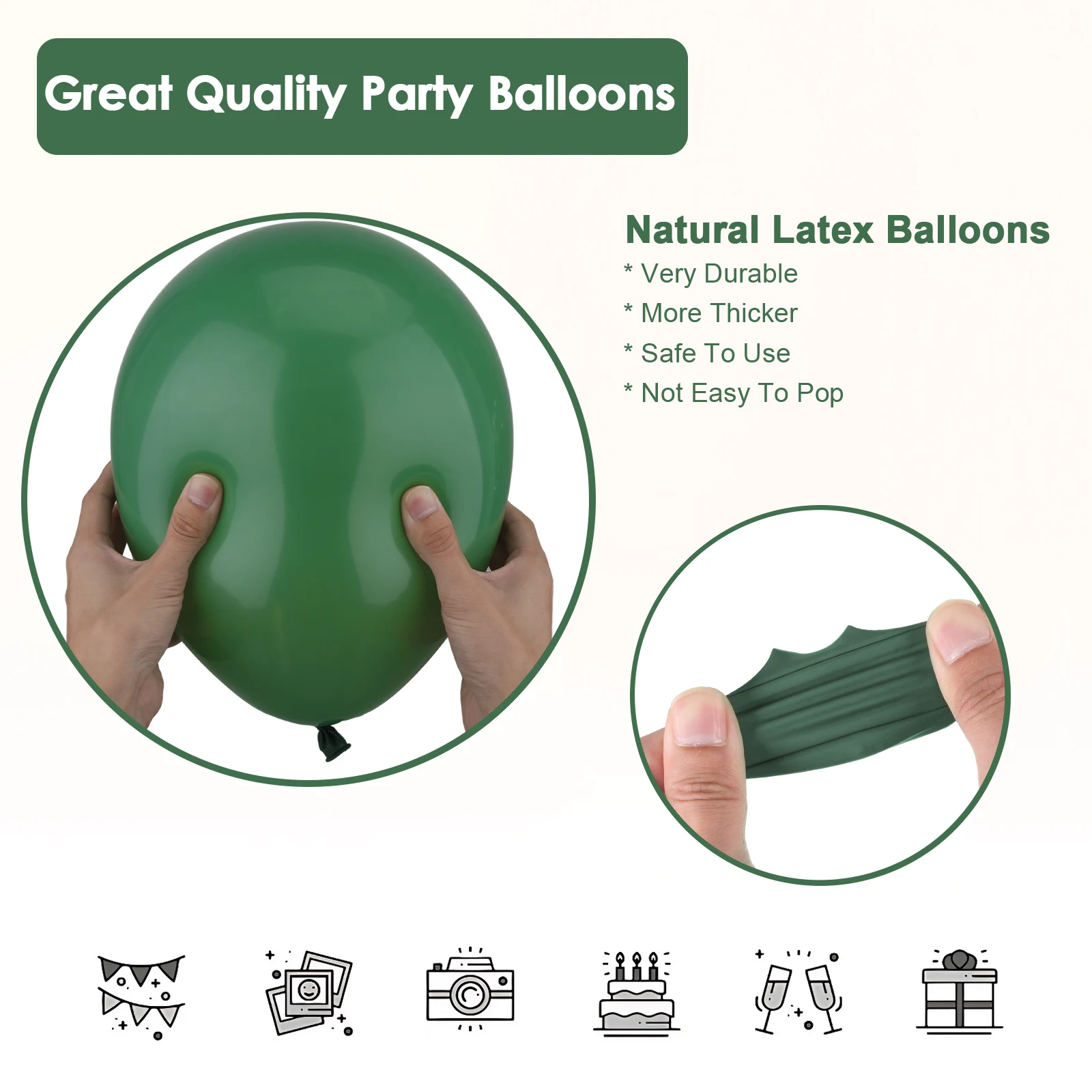 153 шт. набор, 12-дюймовый шалфейно-зеленый, 30 шт. Латекс для вечеринки по случаю Дня рождения, Латексные воздушные шары для вечеринки, Латексные воздушные шары для вечеринки, Латексные воздушные шары для вечеринки Изображение 1